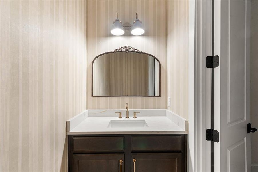 Close-up of interior finishes inside a home in , Dallas (Image 20).