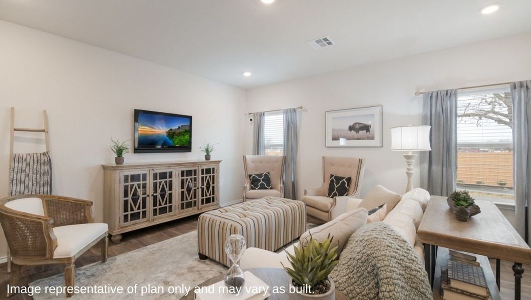Furnished interior view inside a new home in Blue Ridge Ranch, San Antonio (Image 6).