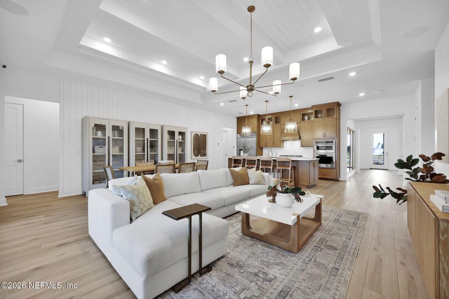 Furnished interior view inside a new home in Westerly Park at Wildlight, Yulee (Image 15).
