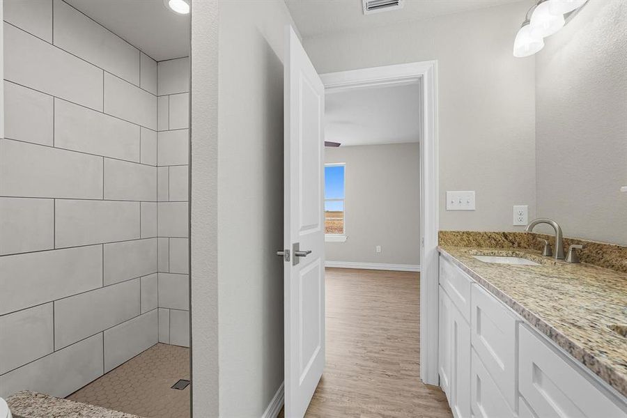 Furnished interior view inside a new home in , Hawley (Image 8).