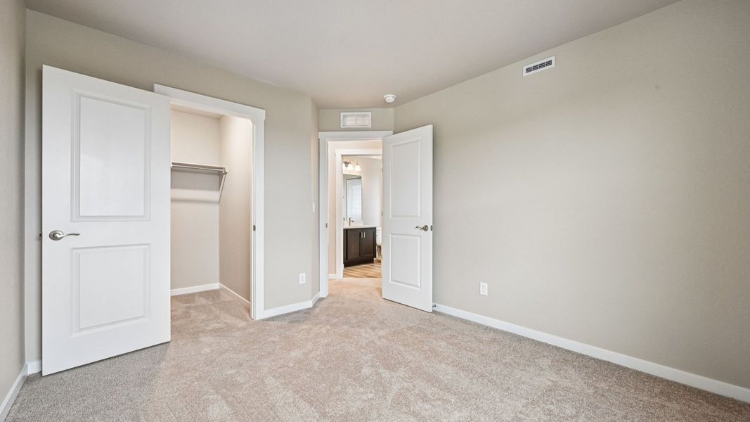 Furnished interior view inside a new home in Windler Townhomes, Aurora (Image 29).