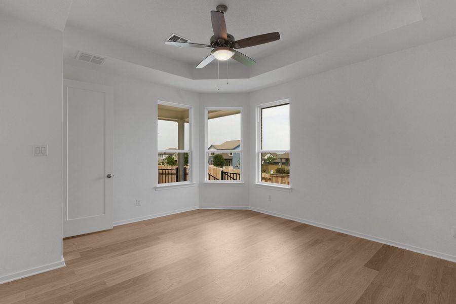 Representative unfurnished interior of a home built from the Annie by Chesmar Homes in Nolina, Georgetown (Image 9).