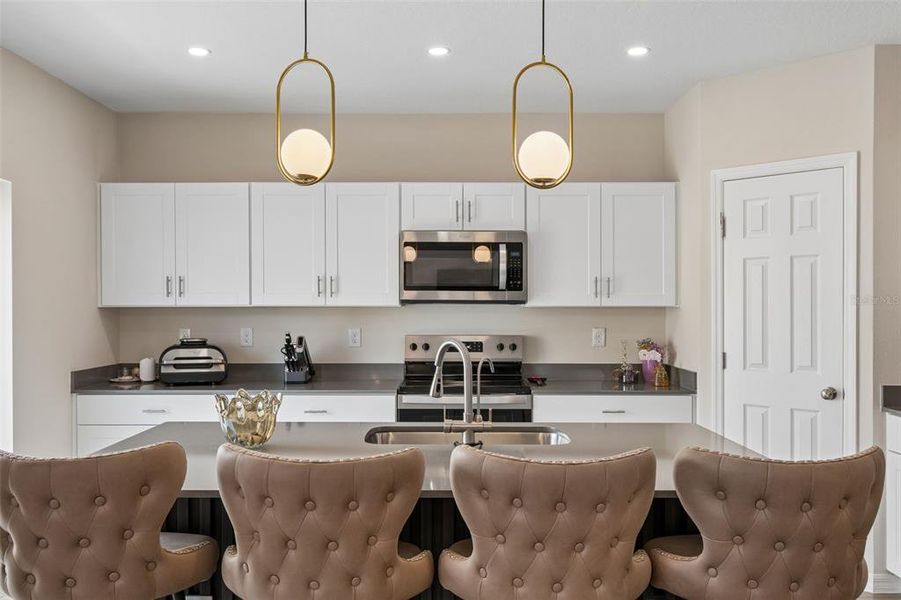 Furnished interior view inside a new home in , Haines City (Image 53).