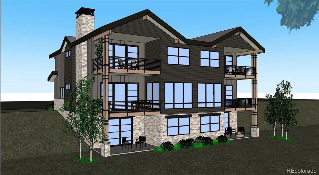 Exterior Rendering - 3 Decks! Exterior Rendering - 3 Decks!