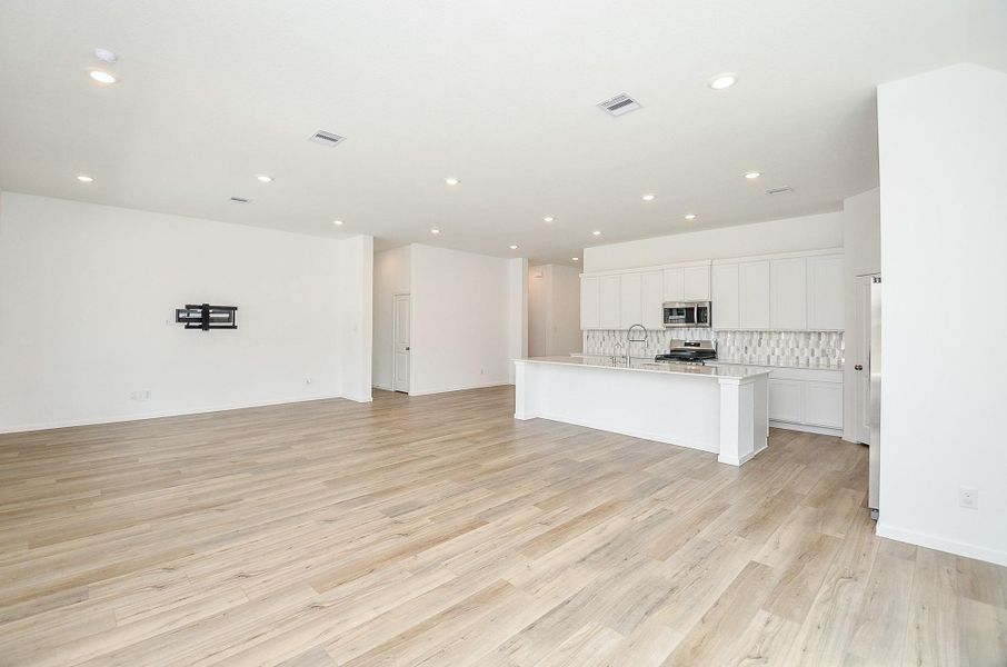 View from the breakfast area- GORGEOUS FLOORING!