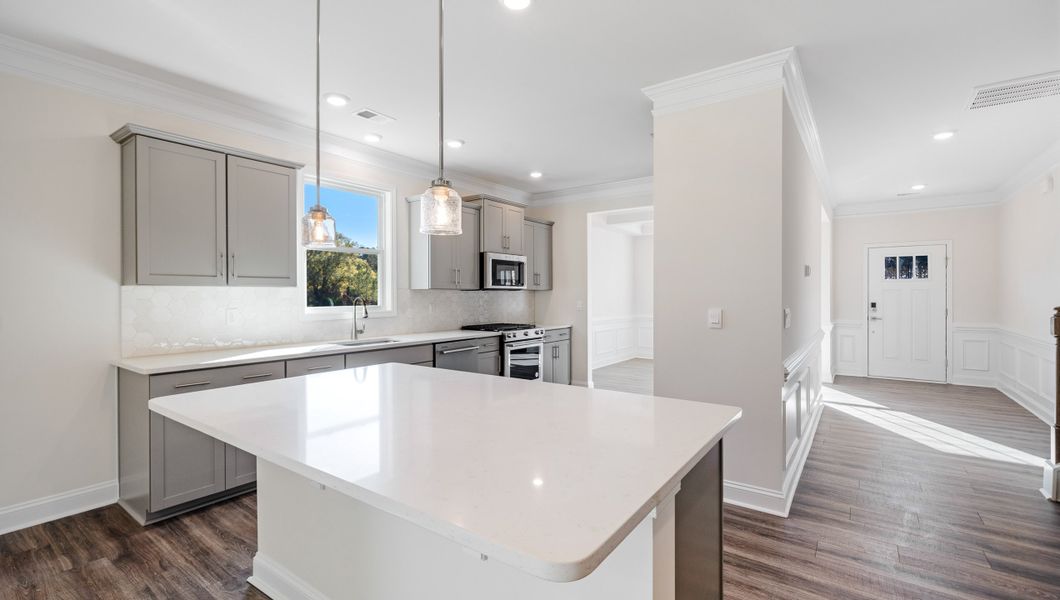 Representative furnished interior of a home built from the LONDON by D.R. Horton in Adams Glen, Greenville (Image 7).