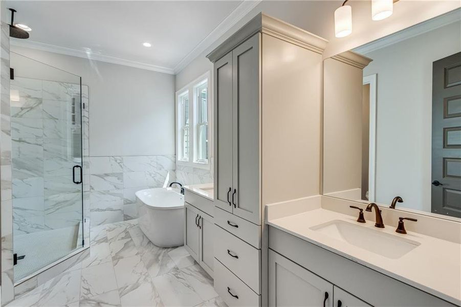 Furnished interior view inside a new home in , Dacula (Image 5).
