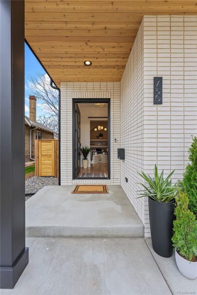 Exterior details and patio area of a home in , Denver (Image 19).