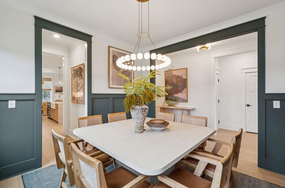 Furnished interior view inside a new home in Central Park, Charleston (Image 26).