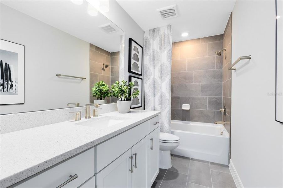 Model Home Design Only. Pictures and furnishings are for illustrative purposes only. Elevations, colors and options may vary. Furniture is for model home staging only.?