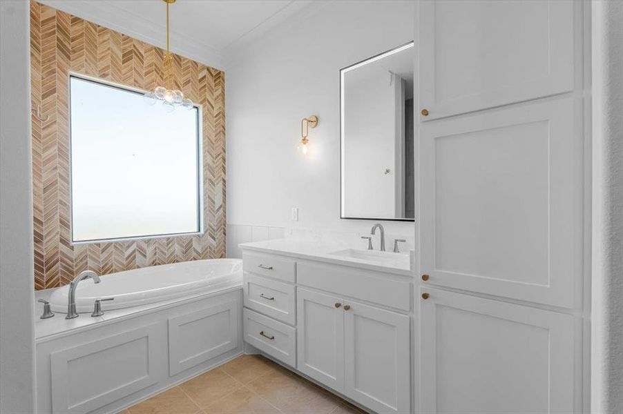 Furnished interior view inside a new home in , Godley (Image 16).