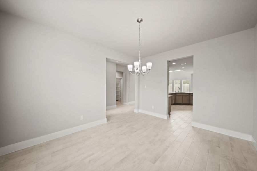 Spacious, unfurnished interior of a new home in Grand Oaks – The Cove, Houston (Image 26).