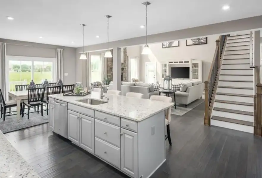 Furnished interior view inside a new home in , Commerce (Image 8).
