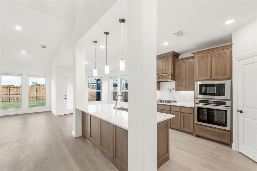 Furnished interior view inside a new home in West Crossing, Anna (Image 7). Furnished interior view inside a new home in West Crossing, Anna (Image 7).