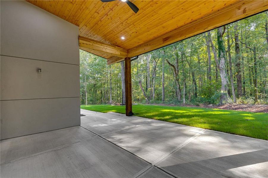 Exterior details and patio area of a home in , Winder (Image 31).