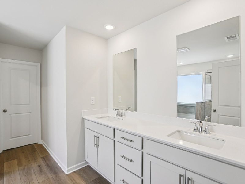 Furnished interior view inside a new home in Westmont Preserve, Powder Springs (Image 8).