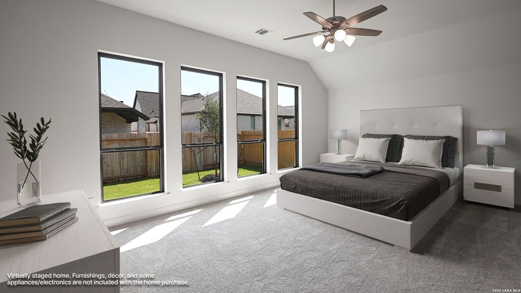 Furnished interior view inside a new home in Meadows of Mill Creek, Seguin (Image 13).