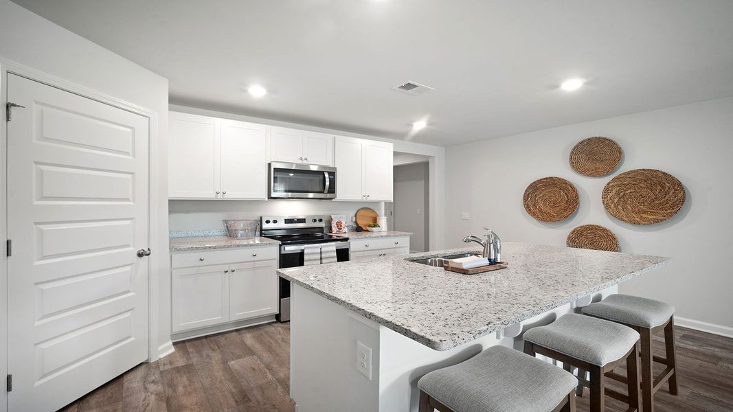 Furnished interior view inside a new home in The Groves at Bees Creek, Ridgeland (Image 9).