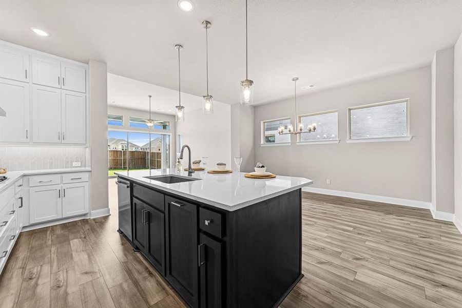 Furnished interior view inside a new home in Sandbrock Ranch, Aubrey (Image 4).