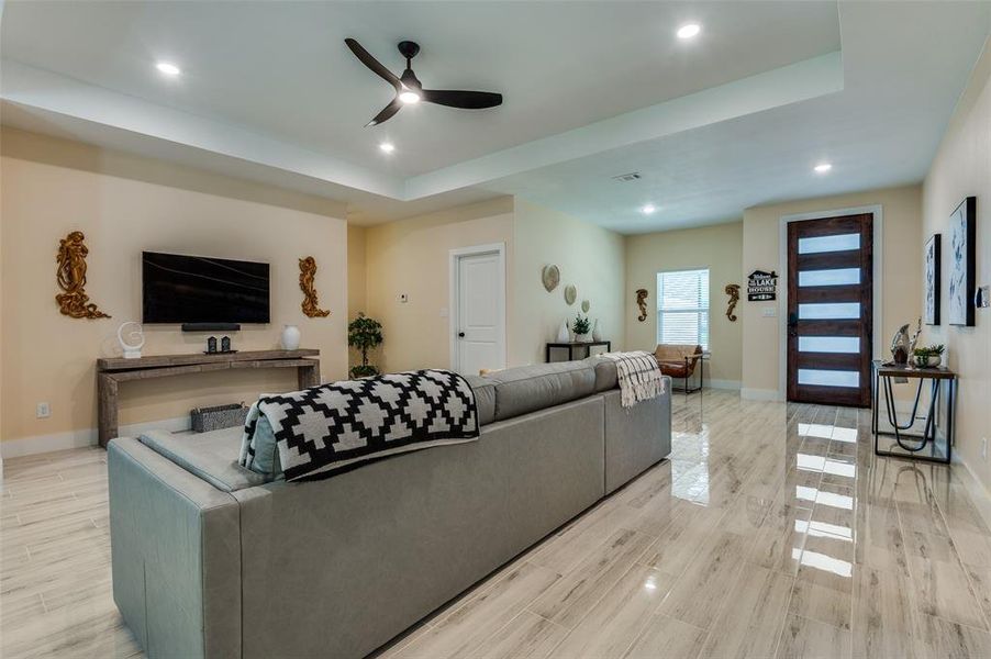 Furnished interior view inside a new home in , Trinidad (Image 3). Furnished interior view inside a new home in , Trinidad (Image 3).
