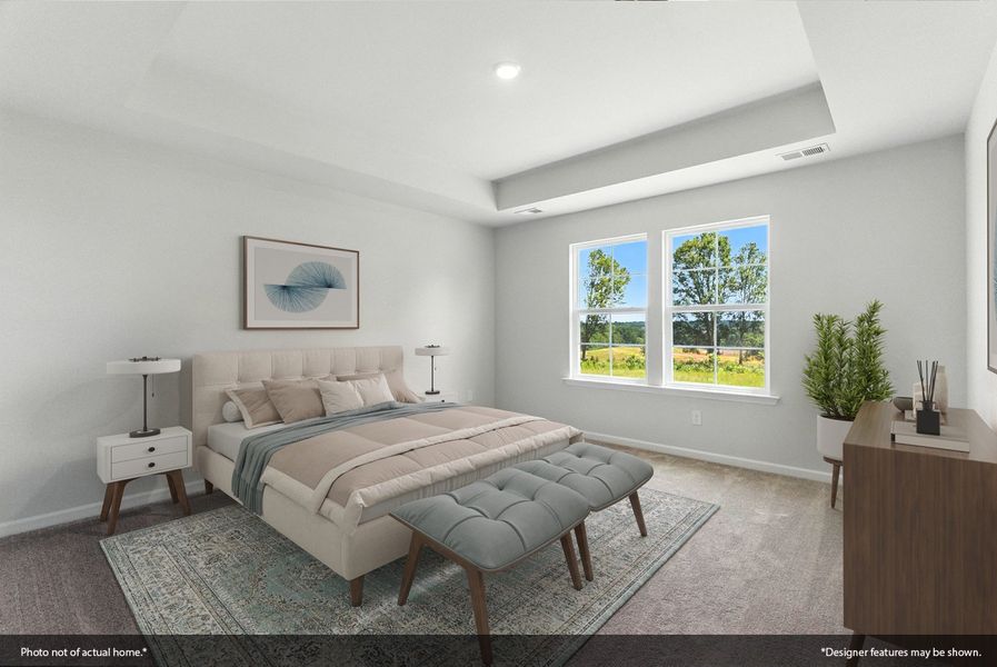 Furnished interior view inside a new home in Sweetbrier, Durham (Image 7). Furnished interior view inside a new home in Sweetbrier, Durham (Image 7).