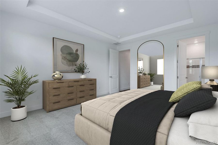 Furnished interior view inside a new home in Vantage, Berthoud (Image 12). Furnished interior view inside a new home in Vantage, Berthoud (Image 12).