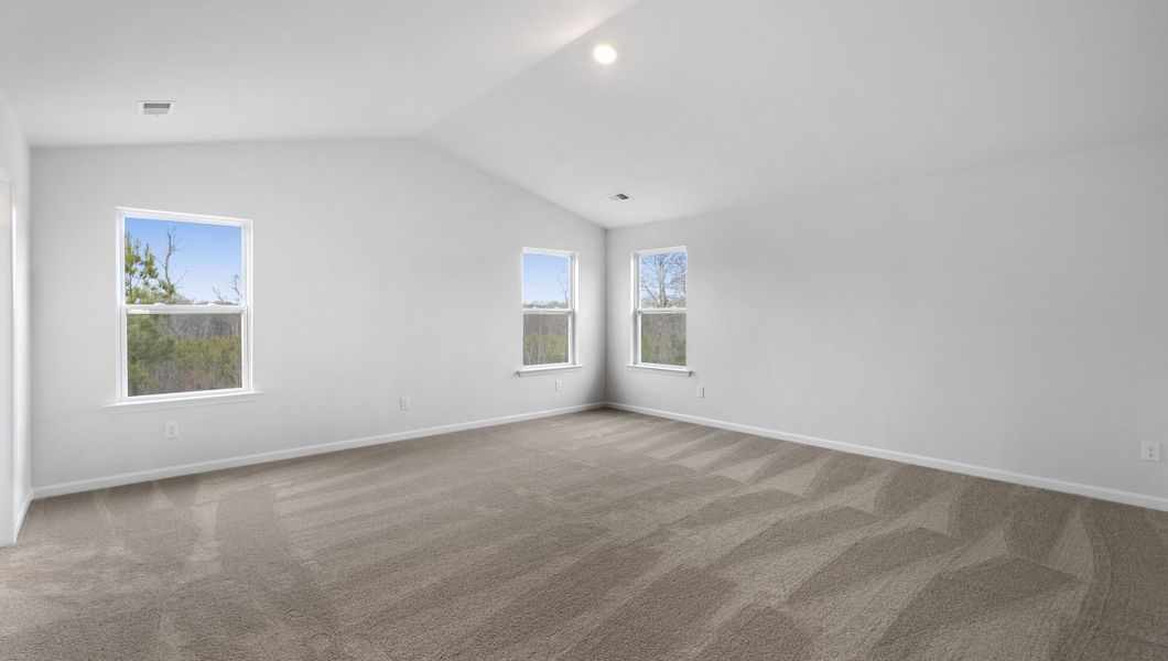 Representative unfurnished interior of a home built from the WILMINGTON by D.R. Horton in Baxter Village, Boiling Springs (Image 28).