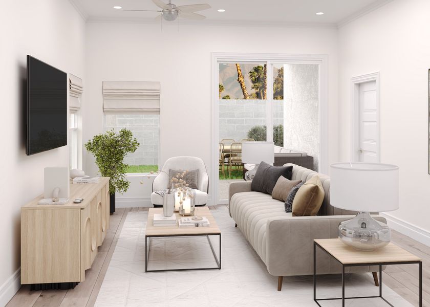 Furnished interior view inside a new home in Willows at Bella Vista Farms, San Tan Valley (Image 16).