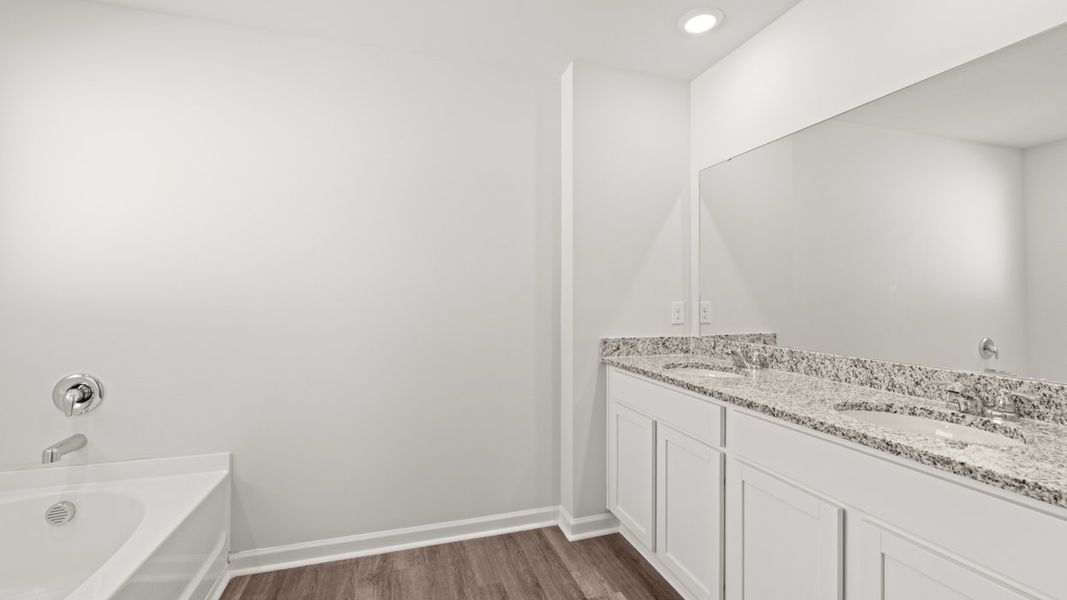 Furnished interior view inside a new home in The Abbey at Trolley Run Station, Aiken (Image 9).