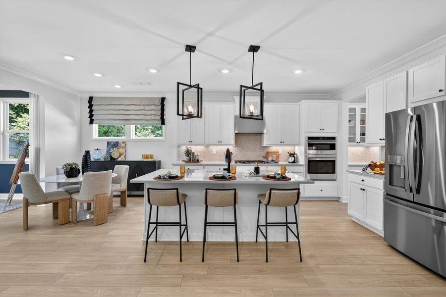 Furnished interior view inside a new home in Bailey Fence, Dacula (Image 12).