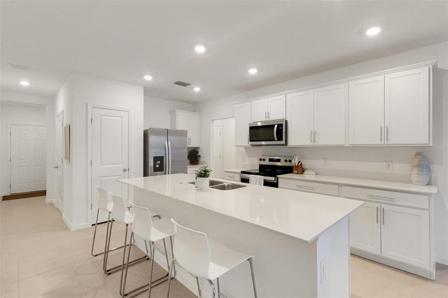 Furnished interior view inside a new home in , Sarasota (Image 9).