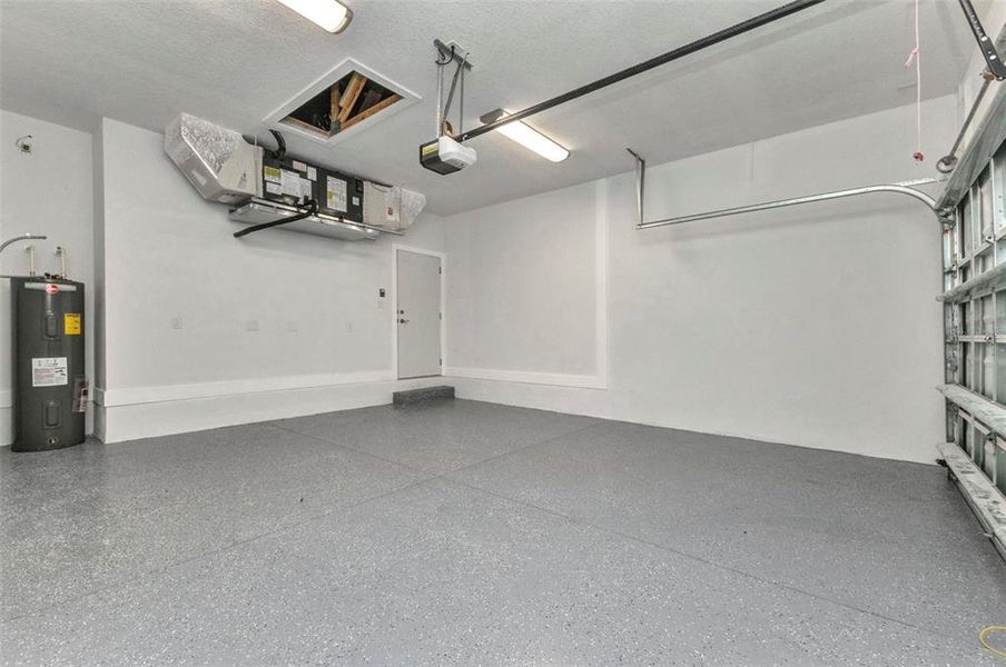 Garage with Epoxy Floor