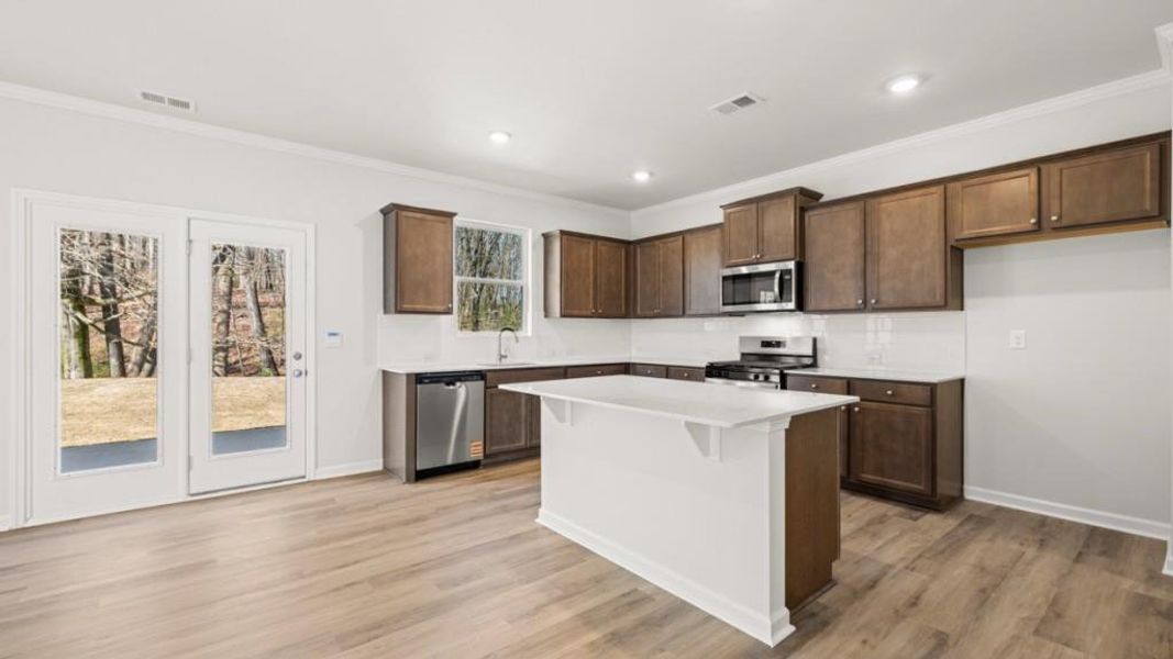Furnished interior view inside a new home in Liberty Crossing, Braselton (Image 6).