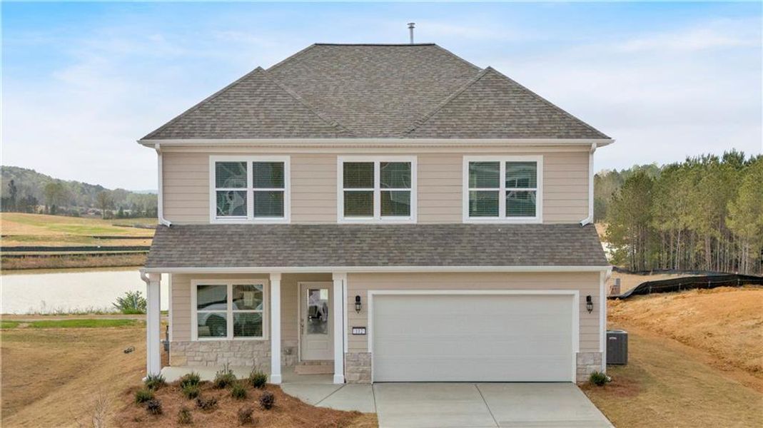 Front exterior of a new home in , Rockmart, GA, highlighting curb appeal (Image 2). Front exterior of a new home in , Rockmart, GA, highlighting curb appeal (Image 2).
