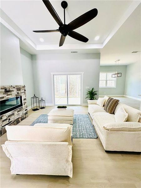 Furnished interior view inside a new home in , Covington (Image 4).