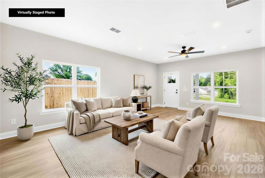 Furnished interior view inside a new home in , Kannapolis (Image 5).