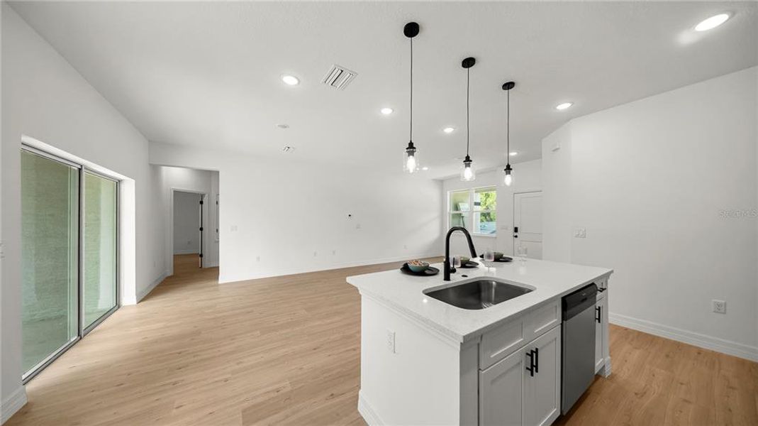 Furnished interior view inside a new home in , Citrus Springs (Image 9).