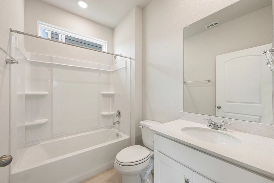 Furnished interior view inside a new home in The Cottages at Lariat, Liberty Hill (Image 6).