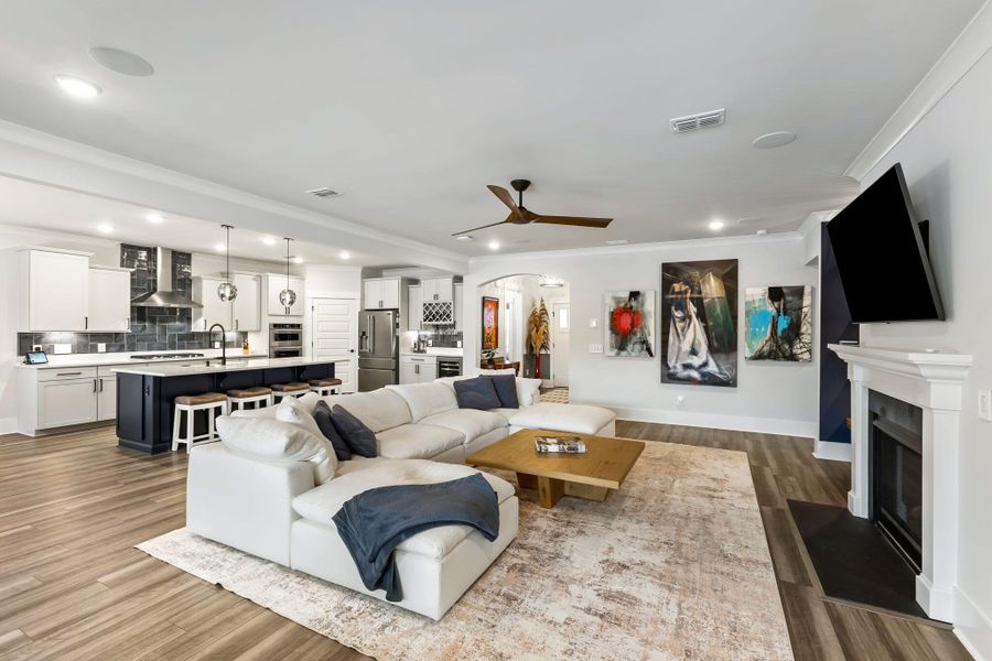 Furnished interior view inside a new home in , Johns Island (Image 9).