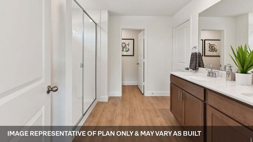 Representative furnished interior of a home built from the The Fairfield by D.R. Horton in Riverview, Georgetown (Image 26).