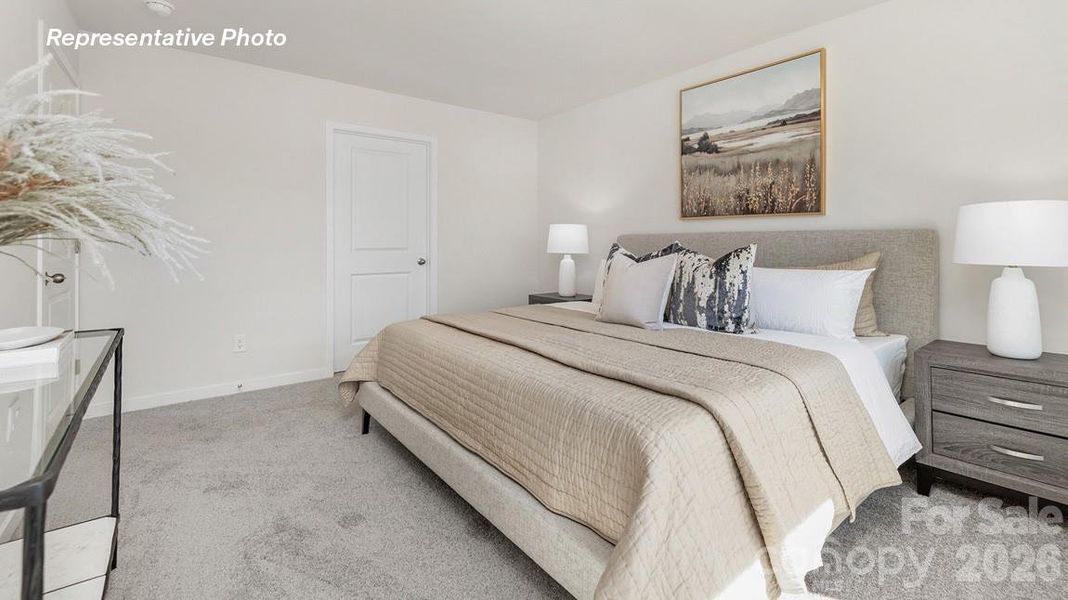 Furnished interior view inside a new home in Reedy Creek Preserve, Charlotte (Image 5).