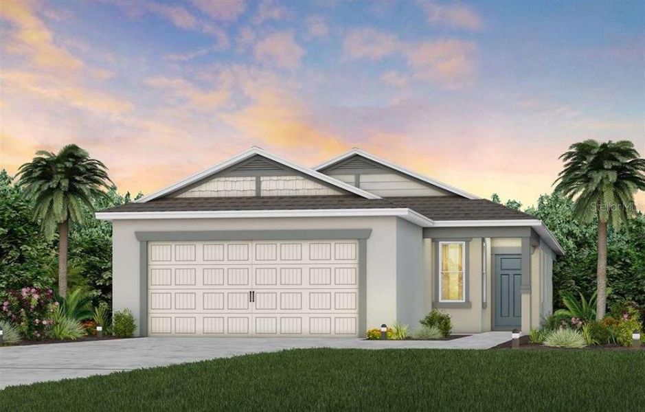 Craftsman Exterior Design. Artistic rendering for this new construction home. Pictures are for illustrative purposes only. Elevations, colors and options may vary.