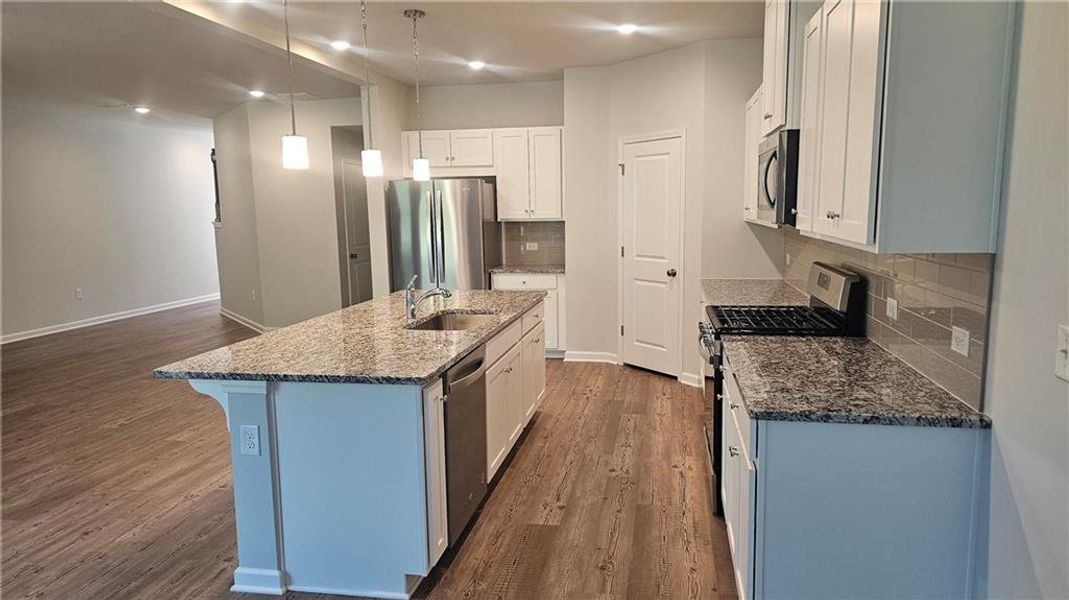 Furnished interior view inside a new home in Graystone Village, Grayson (Image 7).