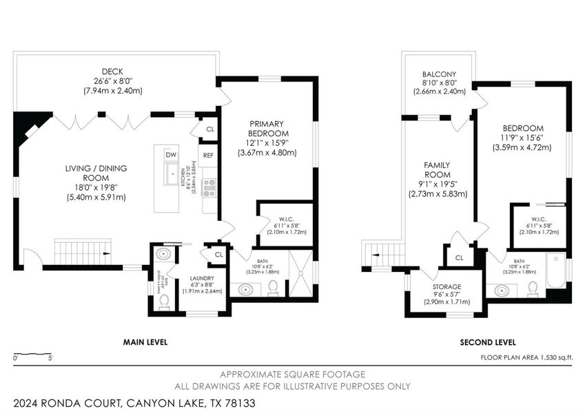 1st and 2nd level floor plan 1st and 2nd level floor plan