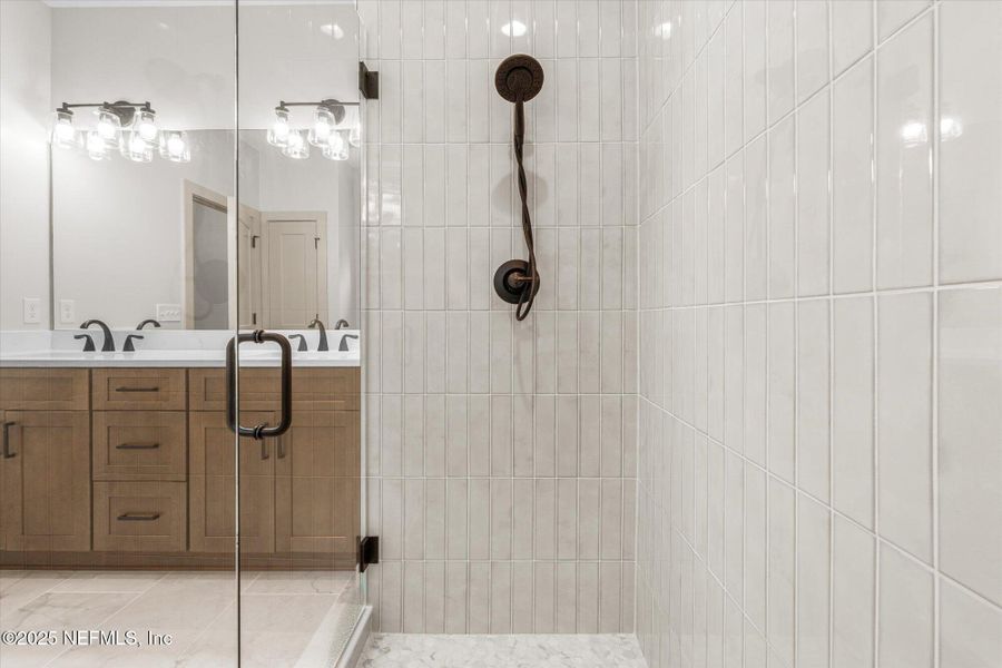 Furnished interior view inside a new home in , San Mateo (Image 18). Furnished interior view inside a new home in , San Mateo (Image 18).