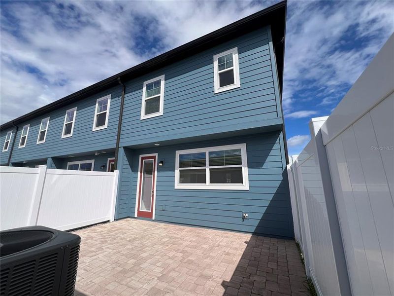 Exterior details and patio area of a home in Northlake Townhomes, Winter Garden (Image 20). Exterior details and patio area of a home in Northlake Townhomes, Winter Garden (Image 20).