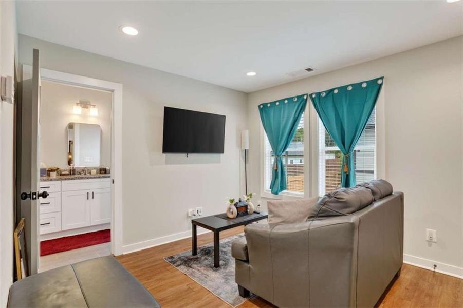 Furnished interior view inside a new home in , Atlanta (Image 22).