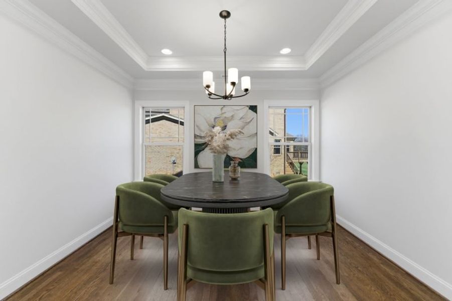 Furnished interior view inside a new home in Blacksmith, Stokesdale (Image 6).