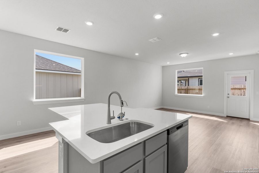 Furnished interior view inside a new home in Highland Ridge, New Braunfels (Image 11). Furnished interior view inside a new home in Highland Ridge, New Braunfels (Image 11).