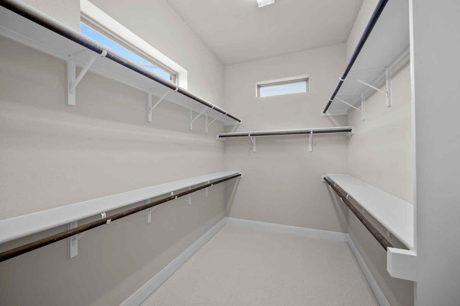 Representative unfurnished interior of a home built from the The Blanco by David Weekley Homes in South Pointe Village Series, Mansfield (Image 10). Representative unfurnished interior of a home built from the The Blanco by David Weekley Homes in South Pointe Village Series, Mansfield (Image 10).